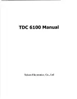 Telson TDC 6100 Manual preview