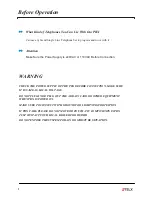 Preview for 2 page of Telstar Electronics PABX 3x8 User Manual