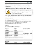 Preview for 54 page of Telstar Clean Air EuroFlow Series User Manual