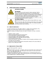 Preview for 56 page of Telstar Clean Air EuroFlow Series User Manual