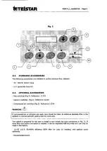 Preview for 11 page of Telstar MINI-V/PCR User Manual