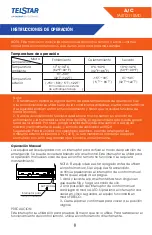 Предварительный просмотр 8 страницы Telstar TAI012110MD Instruction Manual