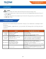 Preview for 27 page of Telstar THL014010YL User Manual