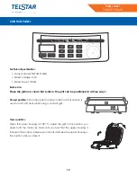 Предварительный просмотр 12 страницы Telstar TSW001910MD Manual