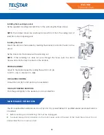 Предварительный просмотр 8 страницы Telstar TVW018110MD Manual