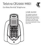 Telstra CR2000 MKII User Manual предпросмотр