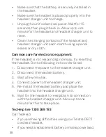 Preview for 30 page of Telstra DECT CORDLESS HEADSET User Manual