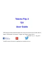 Telstra Flip 2 T21 User Manual preview