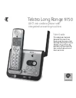 Предварительный просмотр 1 страницы Telstra Long Range 9750 User Manual