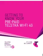 Telstra MF91 Getting To Know Manual preview