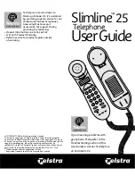 Telstra Slimline 25 User Manual preview