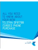 Telstra SP817BB User Manual предпросмотр