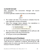 Предварительный просмотр 21 страницы Telstra USB AU V1.0 User Manual