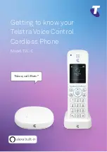 Telstra Voice Control TVC-C Getting To Know Manual предпросмотр