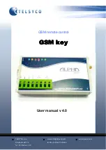 Telsyco GSM key User Manual preview