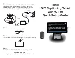 Teltex GLT Quick Setup Manual предпросмотр