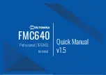 Preview for 1 page of Teltonica FMC640 Quick Manual