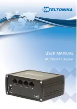 Teltonica RUT950 User Manual предпросмотр