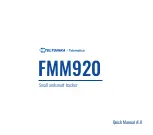 Teltonika FMM920 Quick Manual предпросмотр