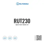 Preview for 1 page of Teltonika RUT230 Quick Start Manual