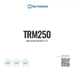 Preview for 1 page of Teltonika TRM250 Quick Start Manual