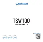 Teltonika TSW100 Quick Start Manual preview