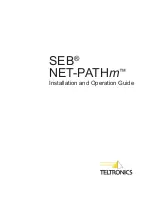 Preview for 1 page of Teltronics SEB NET-PATHm Installation And Operation Manual