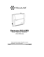 Telular Phonecell SX3i AMPS User Manual preview