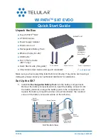 Preview for 1 page of Telular Wi PATH SX7 EVDO Quick Start Manual
