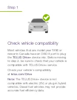 Предварительный просмотр 3 страницы TELUS Drive+ Quick Start Manual