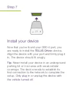 Предварительный просмотр 9 страницы TELUS Drive+ Quick Start Manual