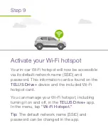 Предварительный просмотр 11 страницы TELUS Drive+ Quick Start Manual