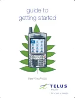 Preview for 1 page of TELUS Palm Treo 650 Getting Started Manual