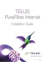 TELUS PureFibre Internet Installation Manual предпросмотр