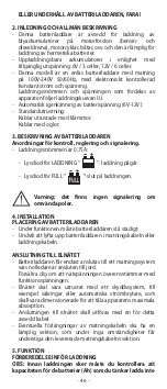 Preview for 46 page of Telwin Defender 8 Instruction Manual