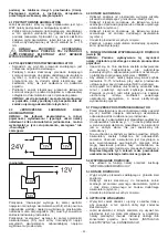 Preview for 53 page of Telwin Doctor Charge Instructions For The Use