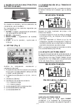 Preview for 122 page of Telwin Doctor Charge Instructions For The Use