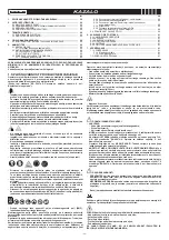 Предварительный просмотр 59 страницы Telwin MASTERMIG 220/2 Instructions For Use And Maintenance Manual