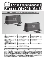 Telwin MULTIFUNCTION BATTERY CHARGER Instruction Manual preview