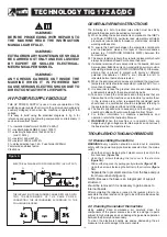 Preview for 14 page of Telwin TECHNOLOGY TIG 172 Troubleshooting And Repair Manual