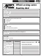 Preview for 19 page of Telwin TECNICA 114 Troubleshooting And Repair Manual