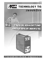 Telwin TIG-165 Troubleshooting And Repair Instructions preview