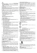 Preview for 14 page of Telwin TIG AC/DC HF/LIFT MMA Instruction Manual