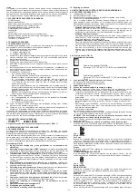 Preview for 42 page of Telwin TIG AC/DC HF/LIFT MMA Instruction Manual