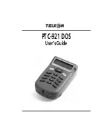 Telxon PTC-921 DOS User Manual preview