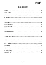 Preview for 3 page of Telycam 20X NDI User Manual