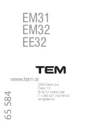 TEM EE32 User Manual предпросмотр