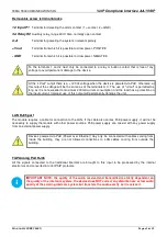 Предварительный просмотр 9 страницы Tema Telecomunicazioni AA-15SIP Installation Manual