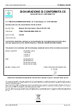 Предварительный просмотр 2 страницы Tema Telecomunicazioni AA-600/SM5 Series Technical Manual And Integration Manual