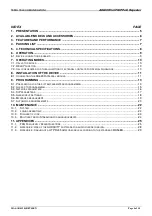 Предварительный просмотр 4 страницы Tema Telecomunicazioni AD639R Product Manual